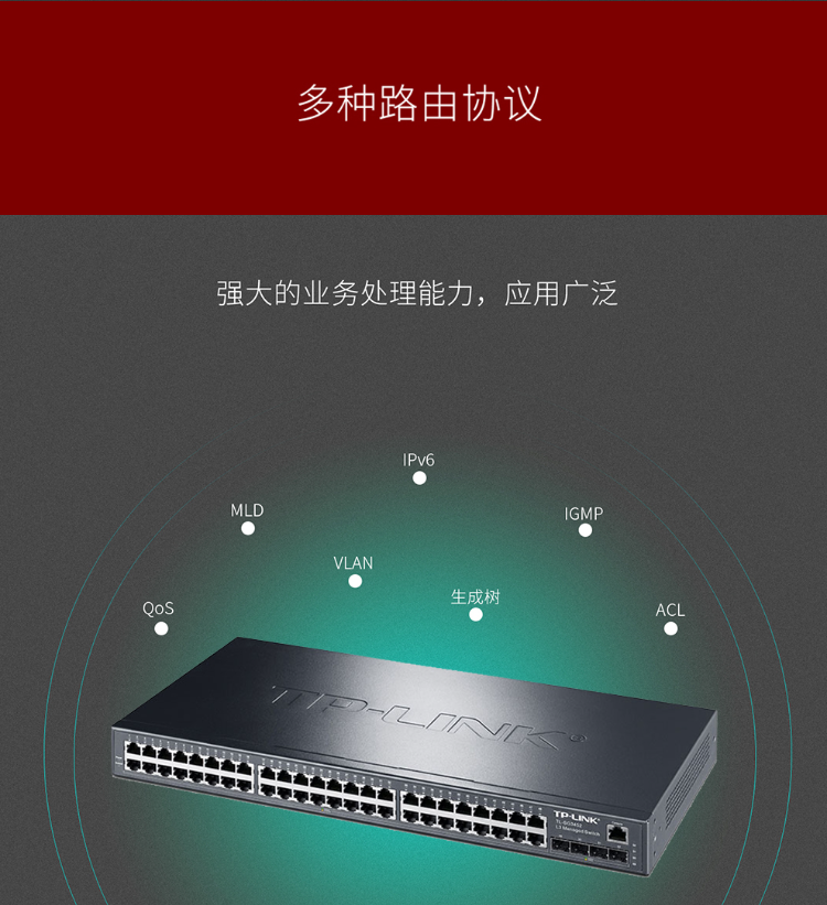 TP-LINK 全千兆三層網(wǎng)管交換機