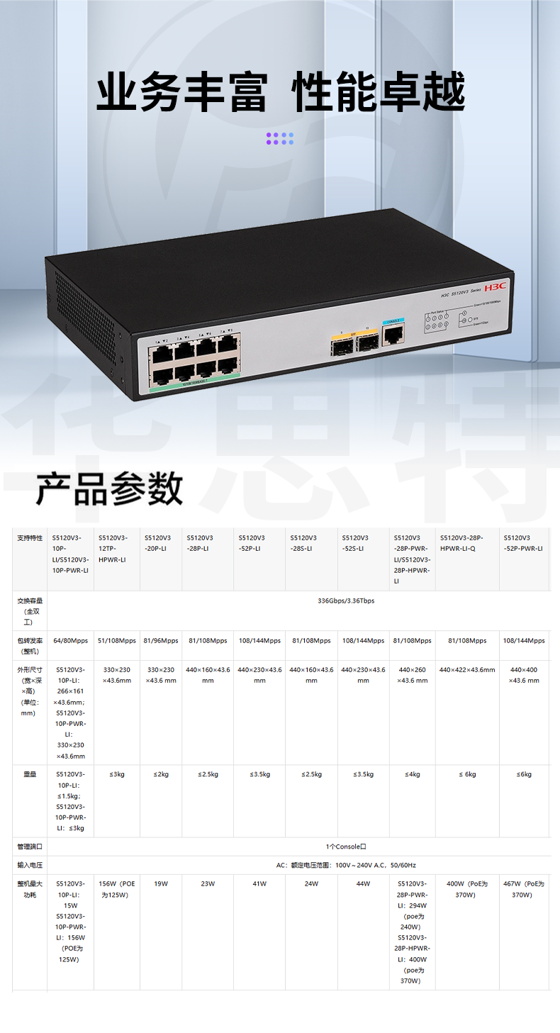 H3C交換機 LS-5120V3-10P-LI