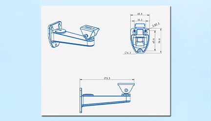 華為監(jiān)控攝像頭支架-ACC3217