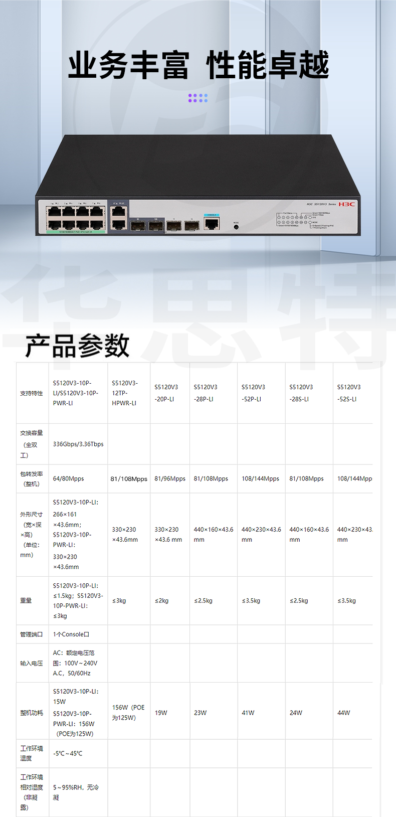 H3C交換機(jī) LS-5120V3-12TP-HPWR-LI